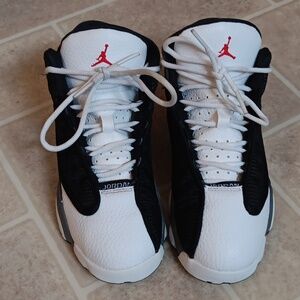 Jordan retro 13s. Size 3youth kids unisex.  Black/gray/whte